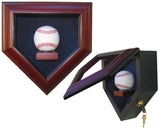 1 Baseball Homeplate Shaped Display Case