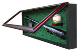 Baseball Bat, Baseball and Card Display Case