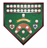 25-29 Baseball Houston Astros 2022 World Series Homeplate Shaped Display Case