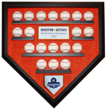 19 Baseball Houston Astros 2022 World Series Homeplate Shaped Display Case