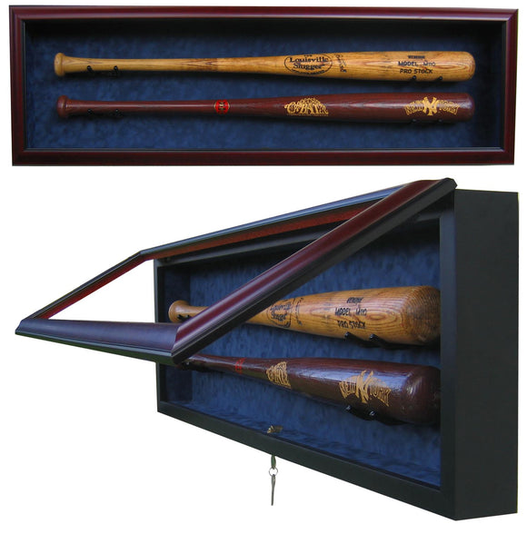2 Baseball Bat Display Case
