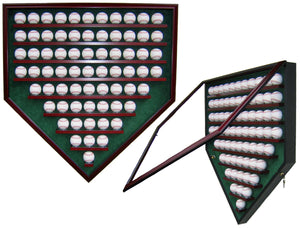 69 Baseball Homeplate Shaped Display Case