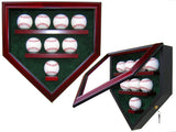 8 Baseball Homeplate Shaped Display Case