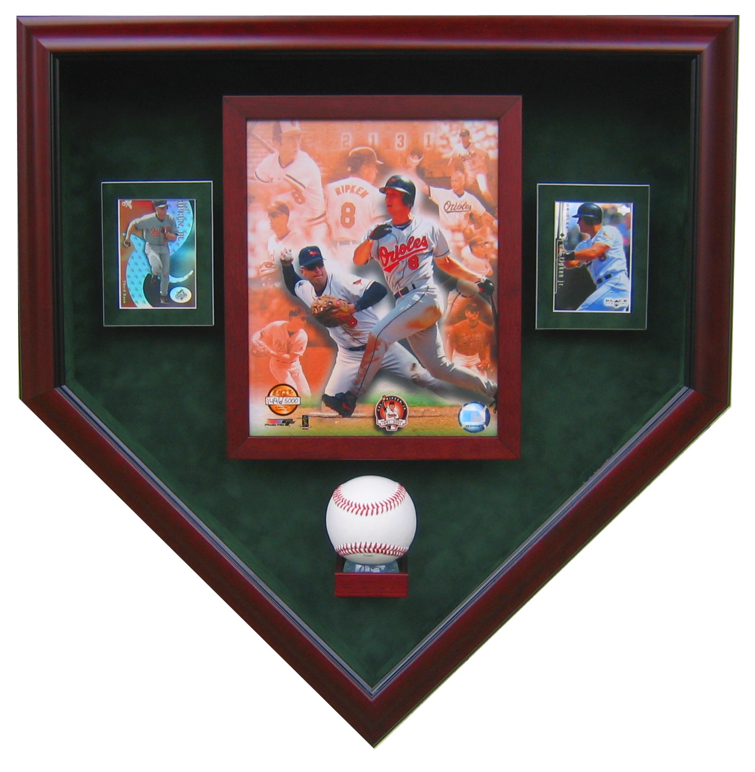 baseball card display case plans 1 Baseball, 8x10 Photo and 2 Cards Homeplate Shaped Display Case – Homeplate Heroes