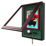 1 Golf Ball, 8x10 Photo with Nameplate Display Case