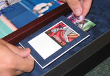 Jersey, Bat, Ball and Card Display Case