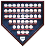 42 Baseball Team Homeplate Shaped Display Case